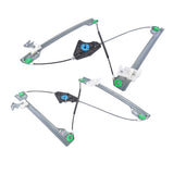 2x Front Left & Right Side Power Window Regulator w/o Motor Fit for Nissan Maxima 2009-2014 Sedan 84585194
