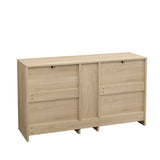 51.2 "Rattan Locker With Drawers, 9 Drawers, Metal Handles For Kitchen, Living Room, W757P238049