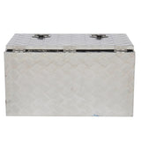 30" ATV Aluminum Under Body Toolbox 5 Bar Tread Silver 46944347