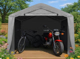 6X6FT Outdoor Storage Shelter Shed GREY 78659309