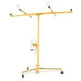 ZUN Drywall Panel Lifter Drywall Panel hoist Panel Hoist Jack Lifter 11ft yellow color 22546369