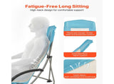 Folding Beach Chair with High Back, Portable Camping Chair for Adults, Includes Cup Holder, Mesh 92057767