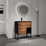 30 inch Freestanding Bathroom Vanity With Gel Sink, Soft Closing Door and 2/3 Soft Closing Drawers W999102639