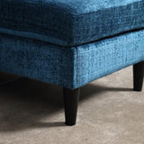 UNITED WE WIN Sofa for three, solid wood frame, Chenille fabric, side pocket, with two cup holders, W1568142739