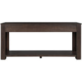 ZUN Console Table/Sofa Table with Storage Drawers and Bottom Shelf for Entryway Hallway 81278734