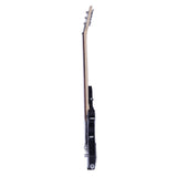 Novice Flame Shaped Electric Guitar HSH Pickup Bag Strap Paddle Rocker Cable Wrench Tool Black 19643396