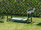 Green 2-in-1 Garden Folding Stool Kneeler, 300LBS Capacity & Built-in Tool Pouch, Comfortable EVA 34779465