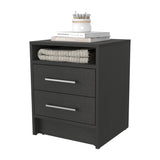 Philadelphia Nightstand, Two Drawers, Concealed Shelf B128P148956