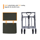 ZUN Outdoor Garden Multipurpose Micro Collapsible Beach Trolley Cart Camping Folding Wagon W321P206550