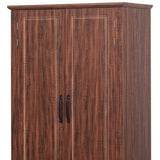 K&K 71" Farmhouse Kitchen Pantry with 2 Large Drawers,Embossed Texture Freestanding Cupboard N707P254905Z