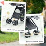 ZUN Dog Stroller /small animal cage/Pet cages （Prohibited by WalMart） 06971193