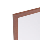 60"x40" Oversized Modern Rectangle Bathroom Mirror with walnut Frame Decorative Large Wall Mirrors W708P297661