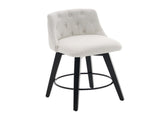 007-360&deg Swivel Bar Stools Set of 2-Modern 25" Counter Height Stools with Stain-Resistant W2636P242111
