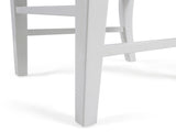 Roshan Farmhouse Acacia Wood Dining Chairs, White 62888.00WHI