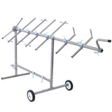 Auto Paint Stand Hood Hanger Spray Rack Paint Rack, 360 Rotating Paint Rack Auto Paint Stand 49988562