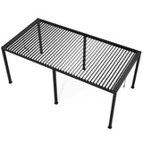 8640E Louver Pergola 10x19FT Aluminum Frame & Steel Louvers W2089P187625