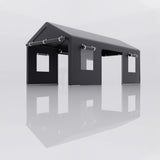 10x20ft gazebo party tent heavy duty canopy carport outdoor portable garage grey W2373P147980