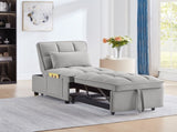 4 in1 Multi-Function Single Sofa Bed with Storage Pockets,Tufted Single Pull-out Sofa Bed with W2186P163739