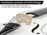 Full Size 4/4 Violin Set for Adults Beginners Students with Hard Case,Violin 67556095