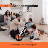 KidRock Buildable Kit 20 in 1 Kids Go Kart Set, Suitable for 1 to 8 Years Old, Two Bike, Three ET297823LKT