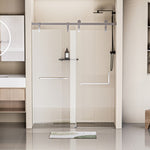 ZUN Stainless Steel Shower Door Hardware & Handles, 24D211-60C-P W1920P192131