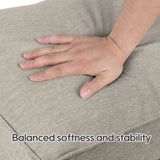 2 Pcs Set High Back Patio Chair Cushions, Tufted Rocking Chair Cushions, Adirondack Cushions for W419P311602