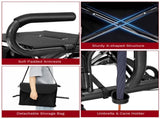 Practical Folding Rolling Walker Transport Wheelchair 57069059