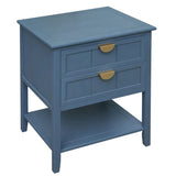 2 Drawer Side table,American style, End table,Suitable for bedroom, living room, study W688119115