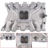 Single Plane Silver Aluminum LowRise Intake Manifold Fits for Oldsmobile 400 425 455 R4150 00577186