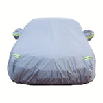 ZUN Universal car cover, sunscreen and dustproof universal car cover, suitable for large cars measuring 90996517