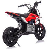 24V Kids Ride On Electric Toy Motocross Motorcycle,200W High Speed Hub Motor,Rear wheel shock W1578P225050