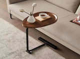 Brown C-shaped Side Table, Small Sofa Table for Living room 41754295