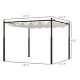 Retractable Pergola Canopy 07463122
