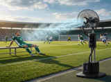 US Standard MH-MF40C Misting Fan, 110V 70W, 16 Inch Household Standing Mist Fan, 2.5L Detachable 38314586
