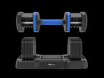 ZUN Adjustable Dumbbell - 55lb Single Dumbbell with Anti-Slip, Fast Adjust Weight by Turning 54473935