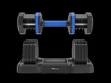 ZUN Adjustable Dumbbell - 55lb Single Dumbbell with Anti-Slip, Fast Adjust Weight by Turning 54473935