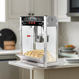 ZUN 20oz Commercial Popcorn Machine with Stainless Steel Kettle and Warming Deck, Countertop Popper T3173P266363