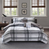 Twin/Twin XL Plaid Comforter Set B03595843