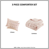 Twin/Twin XL Clip Jacquard Comforter Set B03596004