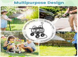 Heavy Duty Garden Hose Reel Cart with 10" Pneumatic Wheels, Large Capacity Hose Winder with Storage 20493154