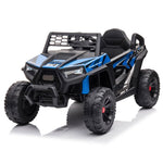 ZUN 12V kids Ride On Mini UTV, Electric Car with Front LED Lights and Horn, Single Seat with a Safety W2181137739