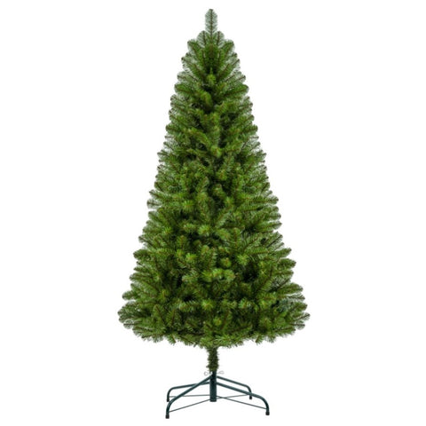 7FT Unlit Artificial Christmas Tree 775 Tips, Full PVC Branches, Classic Green Holiday Tree 02491292