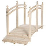 5 ft Wooden Garden Bridge Arc Footbridge 37810356