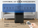 Portable Air Conditioner, Built-in Dehumidifier, Cooling Fan, Sleep, Remote & 24H Timer Auto Off 95820108