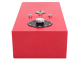 15 Gallon 60L Universal Top Feed Aluminum Fuel Tank Oil Level Sensor Red 38484204