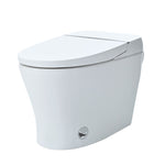 ZUN Heated Seat Smart Toilet without Bidet, Upmarket Compact Dual Flush Toilet 1/1.28 GPF, Tank less WF314230AAA