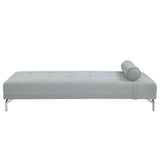 Quenti Gray Melange Velvet Sofa Bed W/Pillow B2726P255333