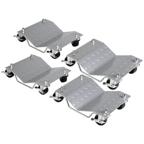 ZUN Tire Car Wheel Dolly Dollies Skate Auto Repair Slide Capacity 4Pcs /6000lbs W1239124525