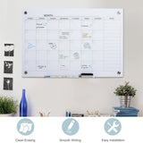 35 "x23" Calendar Planner Dry Wipe Wall Calendar with 4 Marks and 1 Eraser 52956456