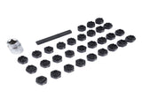 32Pcs Wheel Lock Lug Nut Master Key Set Removal Socket Tool Kit Fit for Mercedes-Benz 24012430